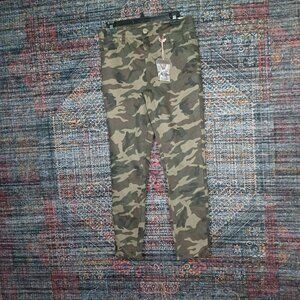 Hydraulic womens camo Murray ankle skinny stretch jeans 8